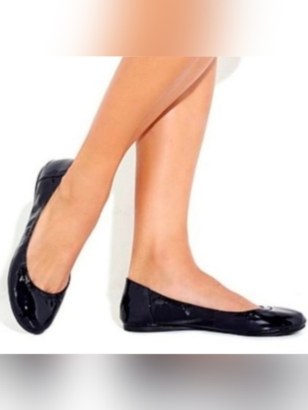 Vince Camuto ELLEN Women's Black Patent Leather Ballet Flats SIZE 7M